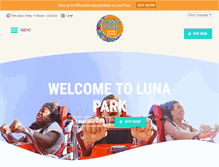 Tablet Screenshot of lunaparknyc.com